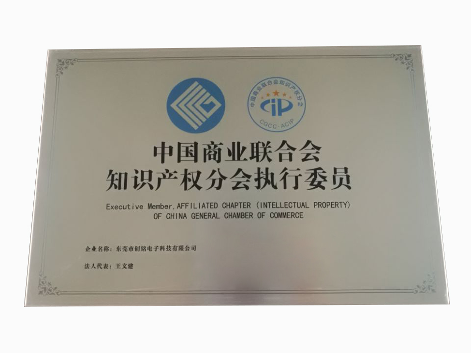 中國商業聯合會知識產權分會執行會員